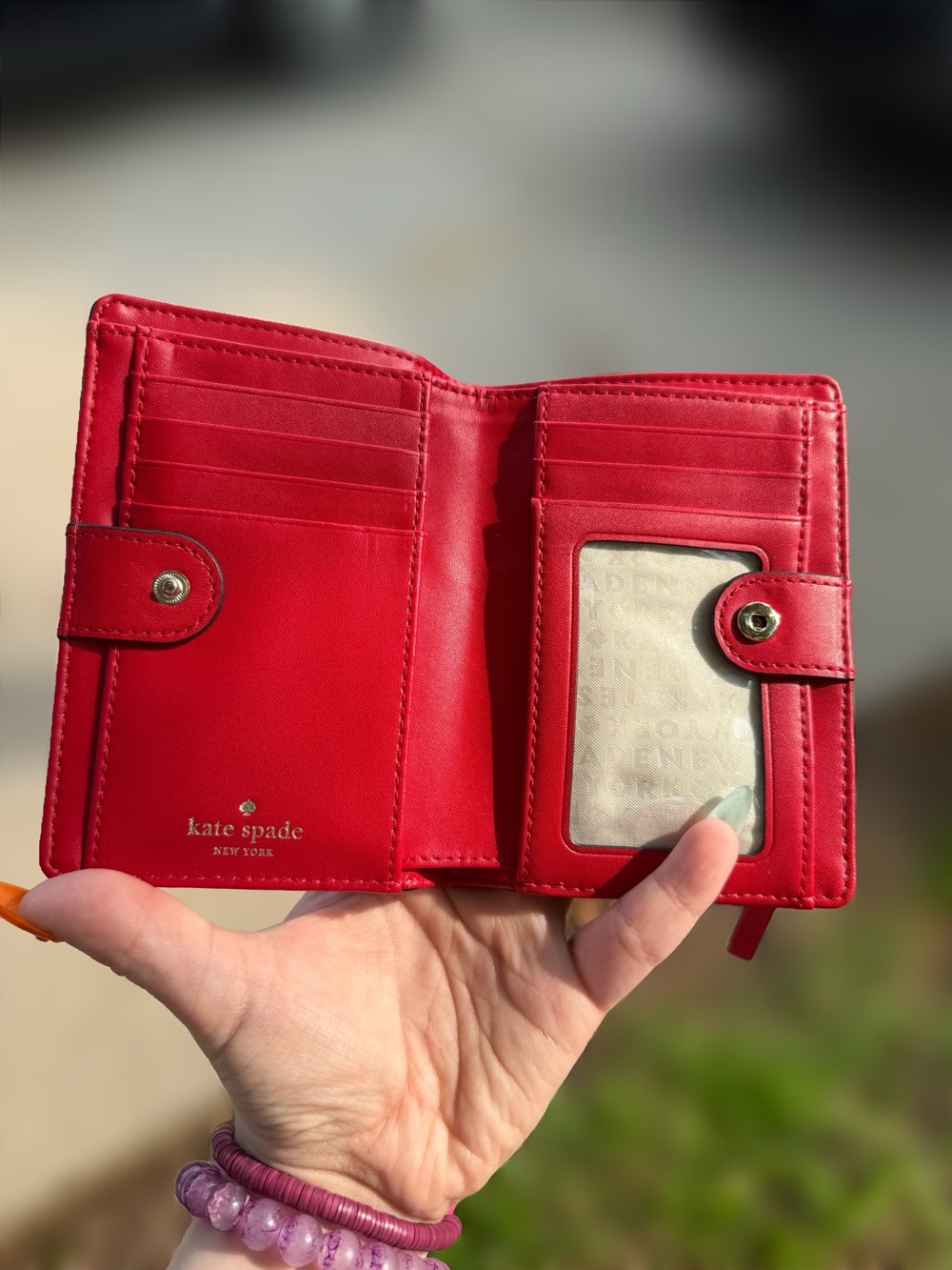 Kate Spade Bay Street Tellie Medium Compact Wallet View 3